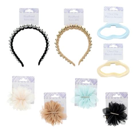 dollar tree metallic fabric headbands|ponytail holders family dollar.